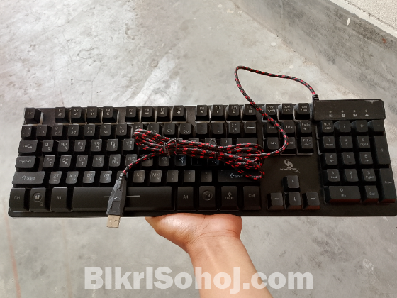 RGB Gaming Keyboard & Mouse,  Mouseped